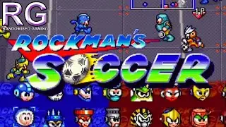 Mega Man Soccer / Rockman's Soccer - Super Nintendo - Full Exhibition Match Gameplay