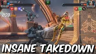 Nick Fury INSANE Variant #3 Regeneration Rogue Takedown - Marvel Contest of Champions