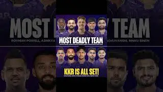 This KKR squad looks balanced, confident, and ready. No noise. Just depth and intent. #kkr #rinku