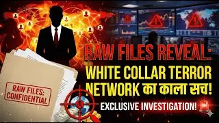 5 Secrets RAW Files Reveal About White Collar Terror : White Collar Terror Network का सच