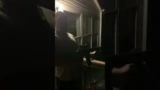 Full video shooting tracers at night with a glow in dark target #shootinggames #awesome