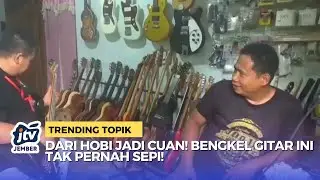 Dari Hobi Jadi Cuan! Bengkel Servis Gitar Eko Blu Ramai Didatangi Musisi