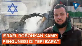 Israel Kerahkan Ekskavator Robohkan Kamp Pengungsi Nur Shams di Tepi Barat
