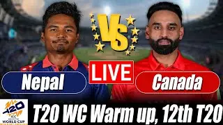 Nepal vs Canada Score 12th T20 Bangla Commentary & Analysis | T20 World Cup Warm up Score