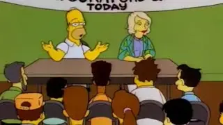 Homer answers Itchy and Scratchy Questions - The Simpsons