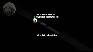Interior design using AI & earn money live order💲😃 #foryou #foryoupage #aieasymoney #aiarchitecture