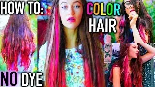 How to : Color Hair NO Bleaching or Dye!  | Jessiepaege