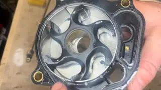 Evinrude or Johnson outboard waterpump replacement or service.  Outboard impeller. #diy #boat