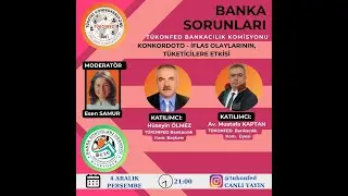 Banka Sorunları / 4 Aralık 2025 / Konkordato ve İflas Olaylarının T&uuml;keticiye Etkisi