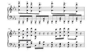 Mozart Sonata no.16 in C Major (K545) but the pianist has ADHD