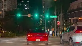 Beautiful Miami Downtown Night View | Stunning City Lights