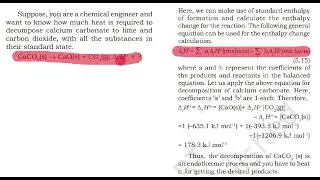 Standard enthalpy of reaction from standard enthalpy of formation- NCERT