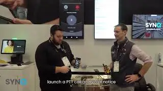 NRF 2026 Push to Talk demo - Zebra Workcloud Sync + SYNQ AI Radio