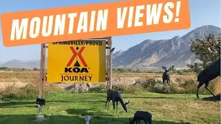 Springville-Provo KOA, Springville, UT // Full-Time RV Life // #travel #rvlife #fulltimerv #utah #rv