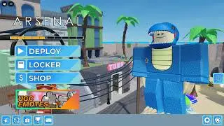 cheater in roblox arsenal(clown infection mode)
