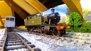 Five weeks into building an O gauge layout.