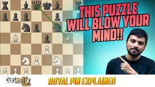 Can you solve this chess puzzle? Hint: the Royal Pin tactic | Improve Your Tactics and Visualization