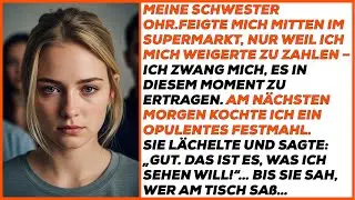 Meine Schwester ohr.feigte mich und schrie, ich solle meinen Platz kennen – ich ertrug es bis…