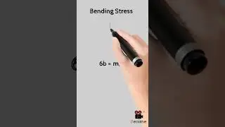 Bending Stress formula #shorts