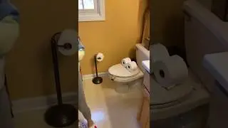 THE TOILET IS SMOKING PRANK&hellip; 🤣 #shorts