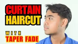 curtain haircut with taper fade | gaya rambut curtain | hair idol studio