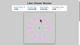 Coding Visual Illusions: Lilac Chaser & AI Face Distortion with HTML/JS