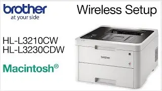 Connect HLL3230CDW to a wireless computer - Macintosh