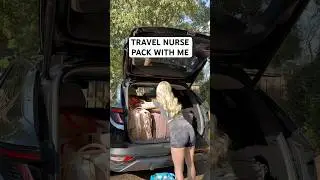 TRAVEL NURSE PACK WITH ME #nursing #dayinmylife #travelnurse #nurselife #packwithme #rn #nurselife