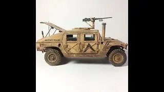 Model Kit Humvee U.S ARMY M1025 Armored Carrier  Academy 1/35