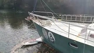 A bord du Deneb &agrave; Port Launay 