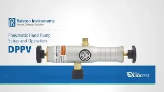 Pneumatic Hand Pump (DPPV) Setup and Operation | Ralston Instruments