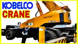 REVIEW RK 450 KOBELCO ROUGH TERRAIN CRANE HEAVY EQUIPMENT | WORKING VIDEO