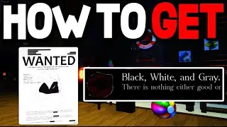 How To Get Black, White and Gray Achievement in Forsaken | Roblox Forsaken