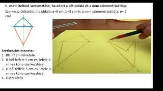 2020 05 27 Deltoid és rombusz szerkesztése 6. osztály