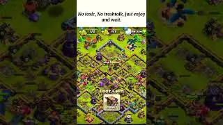 No toxic, No trashtalk, just enjoy #clashofclans #coc #toxic #trash #talking #just #enjoy #yt
