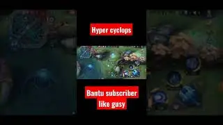 MONTAGE CYCLOPS HYPER CARRY CYCLOPS  mobile legend bang bang #Shorts