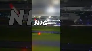 Night Spotting 🤩❤️✈️  #plane #aviation #avgeek #planes Clips from @TokyoBigBird