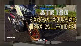 CRASHGUARD INSTALLATION ATR180 / QJMOTORS / BRISTOL