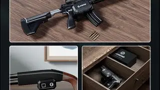 AINIRO Biometric Gun Trigger Lock - Fingerprint Gun Lock for Pistols, Rifles, Shotguns Review/Demo