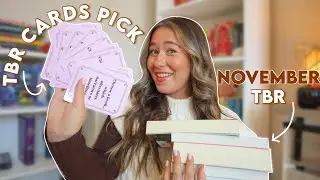 TBR prompt cards/jar pick my reads for November 🍁🫙🍂