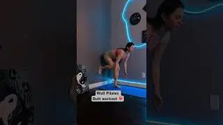 Wall Pilates | Fire for butt| #pilatesworkout#pilates#pilatesonline#motivation#sport