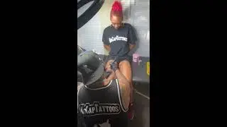 First thigh tattoo vlog😍