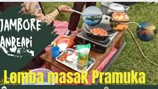 Lomba masak di Jambore Ranting Pramuka 2023 Kwarran Anreapi 🤭 peserta bikin kue lokal