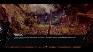 Darksiders Genesis - 11. Bastion's Fall: Strife Buries Dagger at Waterfall Cutscene (4K60 2020)