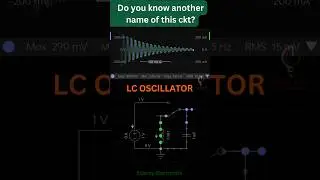 😲LC OSCILLATOR (Tank Circuit) Electronic Circuit Simulation #electronics #electroniccircuit