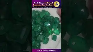 Fresh Stock Of Natural Emeralds Now Available 💚 | 100% Original Panna Stone | Limited Pieces