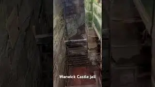 1000 year old dungeon-                   Warwick castle jail  walking tour