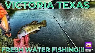 VICTORIA TEXAS FRESH WATER FISHING (Fishing Ponds, Rivers, & Hidden Creeks!!!)
