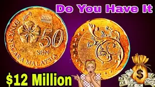 50 Sen Malaysia 2016 Most Valuable Old Coins Worth Millions Rare Coins for Numismatics Value+ Review