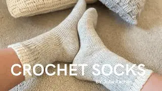 How to Crochet Top-Down Socks with Anatomically Shaped Heel